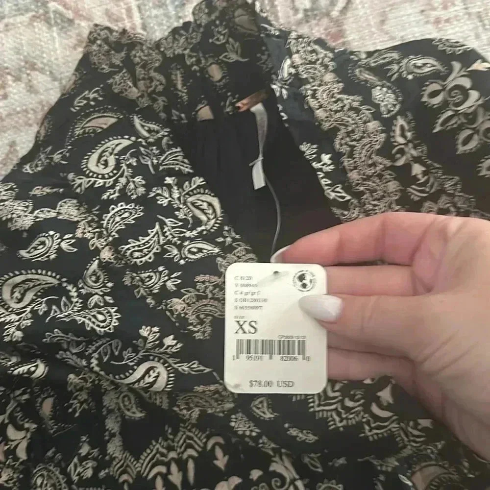 NWT FREE PEOPLE MELISSA MINI SKIRT XS - Picture 6 of 6